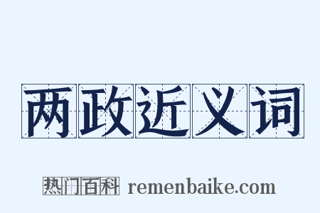 两政近义词是什么意思的图片
